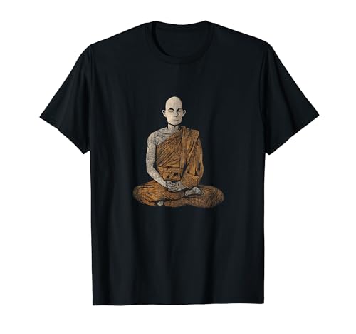 Tibetan Buddhist Monk Shirt - Buddhism Meditation