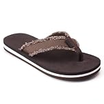 HYCLES Flip Flops Men Comfort Thong with Arch Support Shoes Summer Outdoor Sandals Beach Shoes