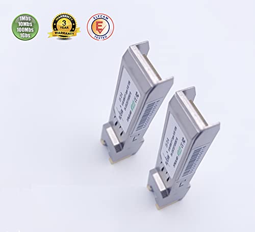 Image of Elfcam - 2 Pack 10G SFP+ Transceiver Module with RJ45 Port, 10Gb SFP+ Module 10Gbase-T-30m, 2 PCS