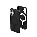 Produktbild URBAN ARMOR GEAR Essential Armor MS Case kompatibel mit Apple iPhone 16 Hülle (50% recyceltes Material, Wireless Charging/Magnetisches Laden optimiert, 4,6m Fallschutz) schwarz