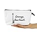 YULUENZE Lucy In Narnia Quote Makeup Bag Narnia Movie Fans Gift Organizer Bag Courage Dear Heart Toiletry Zipper Pouch Cosmetic Bag Gift for Narnia Fans Women Friends