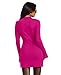 OFEEFAN Wedding Guest Dress Fall Dresses for Women 2025 Trendy Hot Pink XS