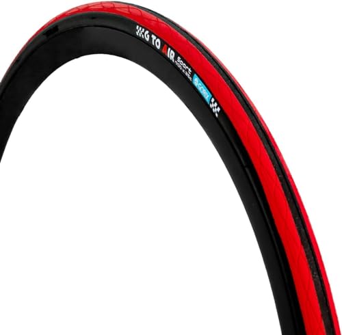 GORIX Road Bike Tire 700×23C 25c 28C 32c 35c Cycling Bicycle (Gtoair) (Black×Red(1 Tire), 700×28c)