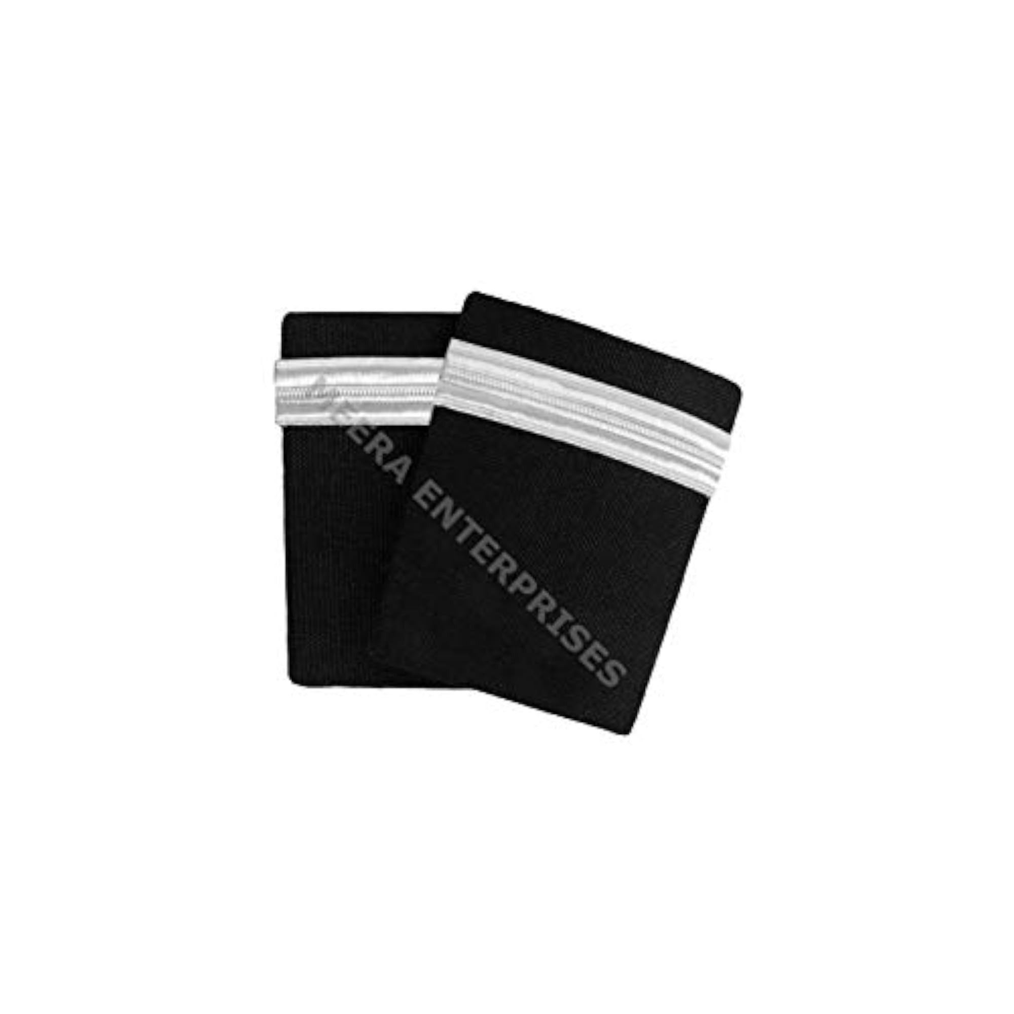 Men's Third Officer Epaulettes in Black & Silver