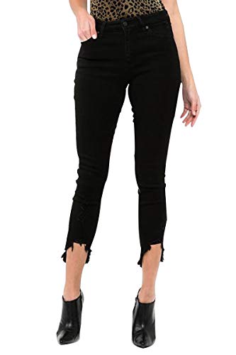 Kan Can Women's High Rise Ankle Skinny Jeans BK 7/27