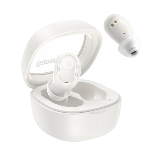 Fone sem fio Baseus Bowie WM02 TWS Bluetooth 25 Horas de Bateria (Branco)