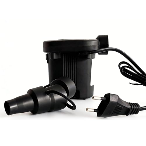 Topiky Pompe à Air électrique, Gonfleur et Dégonfleur Efficace, pour Piscine Gonflable, Canapé-lit, Léger et Portable pour Une Utilisation en Extérieur (Prise UE)