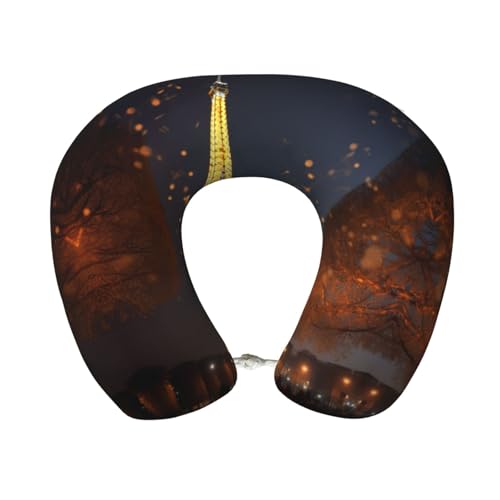 Almohada de viaje poliéster negro tamaño único