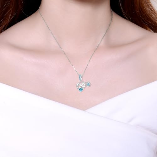 Image of Birthstone Charm 925 Sterling Silver Charms fits Bracelets and Necklace Pendant Bead Happy Birthday Charms Jewelry Present for Women Family Friends