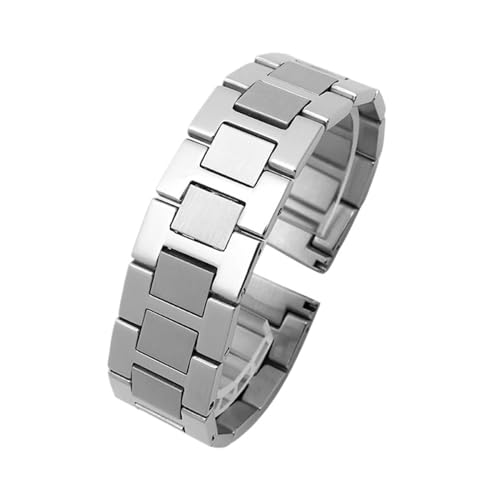 Bracelet en acier inoxydable pour Cartier Solo Rotonde - Métal 16mm à 22mm