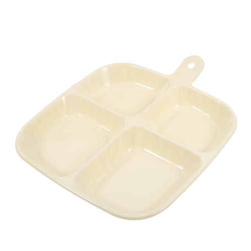 Cabilock Efficient Cooking Accessory: Divided Garlic Organizer Tray Prep Plate Kitchen Food Prep Divider