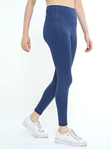 Image of High-Waist Workout Tights for Women - Breathable, Stretchable Activewear Leggings with UV Protection Stylish Sweat-Wicking Gymwear Perfect for Gym, Pilates, Yoga, and Fitness Enthusiasts