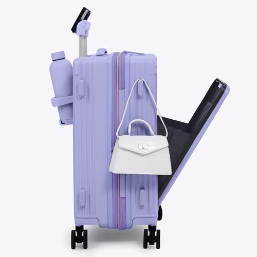 Nobl Travel Carry on Expandable Luggage, Aluminum Frame Hard Shell Suitcase by Nobl Travel - Used condition - Image 2