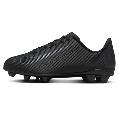 Nike Jr. Mercurial Vapor 16 Club Little/Big Kids' MG Low-Top Soccer Cleats (FQ8286-002, Black/Deep Jungle/Black) Size 2.53
