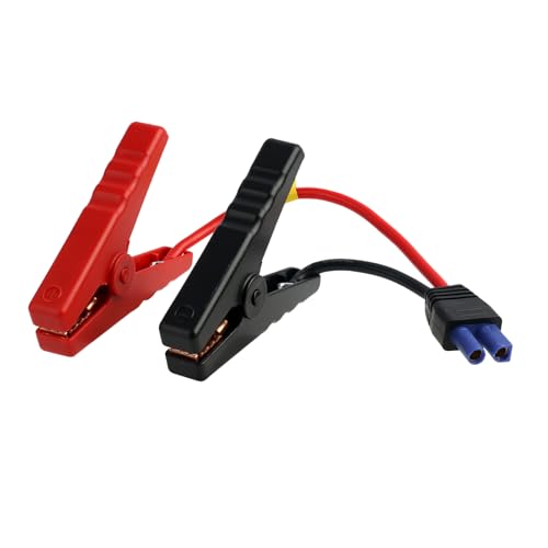 EuAcesry Pinza Bateria Coche, Clip de Cable de Salto Portátil de Emergencia Automotriz, Abrazadera de Cocodrilo de Repuesto para Arrancador de Batería de Coche Portátil 12V
