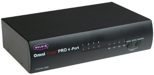 Belkin Omniview Pro 4Port KVM Switch Osd Rackmountable