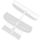 Cabilock Soporte de visualización de Figura acrílica Soportes Estante Mostrar Perfume Soporte de exhibición de Joyas Elevador de exhibición al por Menor Acrílico Transparent