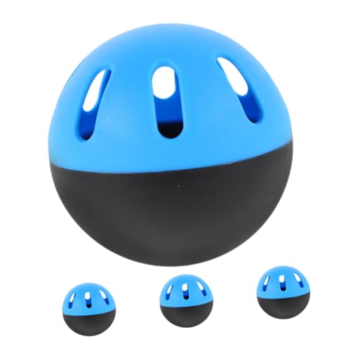 Kisangel 4 Pack Soft Baseball Practice Balls 74mm for Indoor/Outdoor Hitting Training Material Improved Flight Stability Baseball Equipment