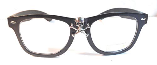 Wild Thing Rick Vaughn Skull Glasses (Clear Lens)2