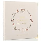Keepsake Baby Memory Book for Boys and Girls – Timeless First 5 Year Baby Book – Neutral Journal Scrapbook or Photo Album - Record a Milestone for Every Event from Birth to Age 5