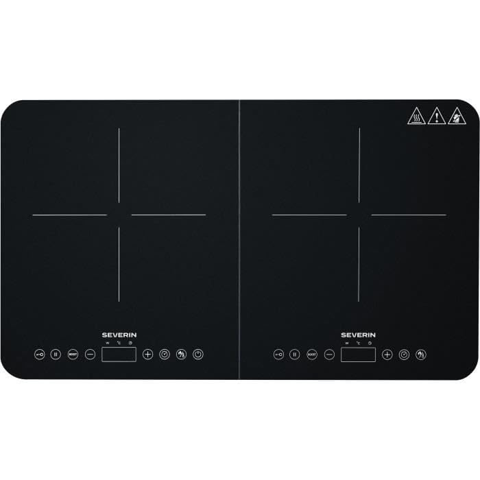 Plaque de cuisson posable SEVERIN - DK9194-2 foyers - 10 niveaux de puissance - 3400W