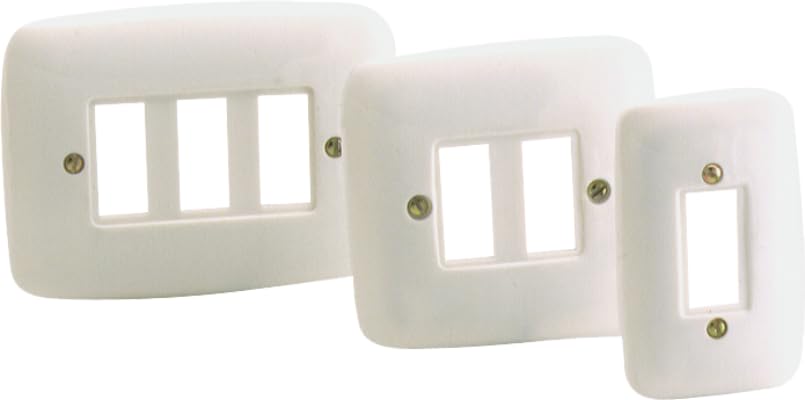 Solera 520 - Placa pequeña embellecedora para 1 elemento. 46 x 75 x 8 mm.