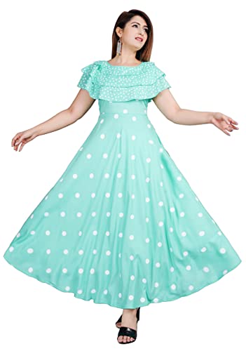 Image of Women's Polka Dot Fit and Flared Royon Dress