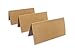 Produktbild ewtshop® 50 Tischkarten aus Naturkarton, 10 x 5 cm, als Platzkarten, Namensschilder, Geburtstage, Hochzeiten, Taufe usw.