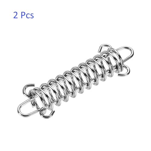 Hebilla de resorte M METERXITY para carpa acero inoxidable tensor de cuerdas camping 2 uds 6