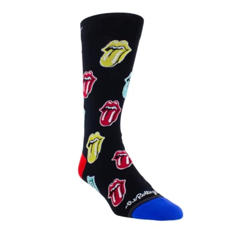 Chaussettes coton Perri's Socks The Rolling Stones noires taille 10 homme