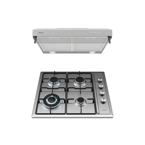 Reviews de Campana Extractora Teka disponible en línea. 40 TEKA Duetto Plus 60 (Parrilla a Gas GSX 6420 + Campana Extractora CX 62120) De Acero Inoxidable