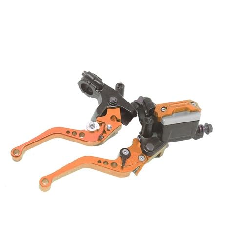 �o�C�N �u���[�L���o ZSDTRP �ɓK������ 7/8�C���` ���j�o�[�T�� �I�[�g�o�C�������u���[�L�N���b�`�}�X�^�[�V�����_�[���U�[�o�[���o�[ 50cc-300cc �X�|�[�c�o�C�N �X�g���[�g�o�C�N�ɓK�� �o�C�N �N���b�`���o(Orange)