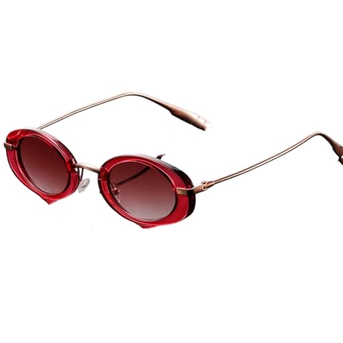 Lunettes de soleil ovales rétro contre la fatigue oculaire pour un confort visuel estival
