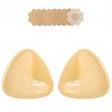 Double Sided Snowy Sticky Bra Inserts: Lift Bra Silicone Padding Inserts Pads Push Up for Bathing Suits Swimsuit Bikini Dress