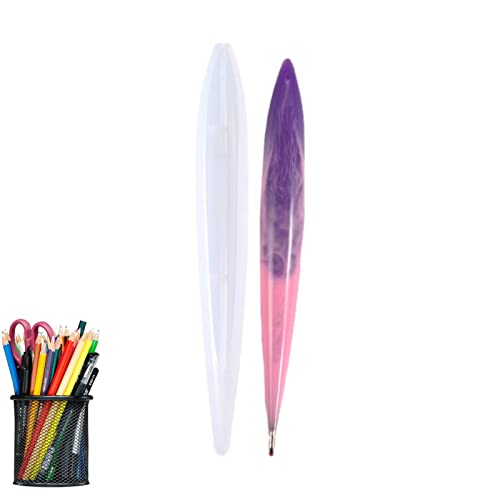 Molde de resina de caneta | Molde em forma de caneta de silicone,Molde de silicone de resina epóxi,
