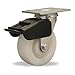 Hamilton S-BC-5WNB Swivel Caster BC 5X2 Nylon 850 Bright Zinc Plated