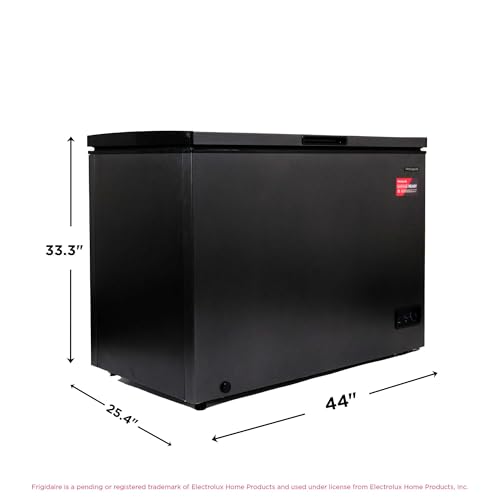 Frigidaire Chest Deep Freezer, 10 Cu. Ft. Capacity, Granita Rugged Design-Adjustable Thermostat-Removable Vinyl Coated Wire Basket-Easy Defrost Drain on Fridge.com
