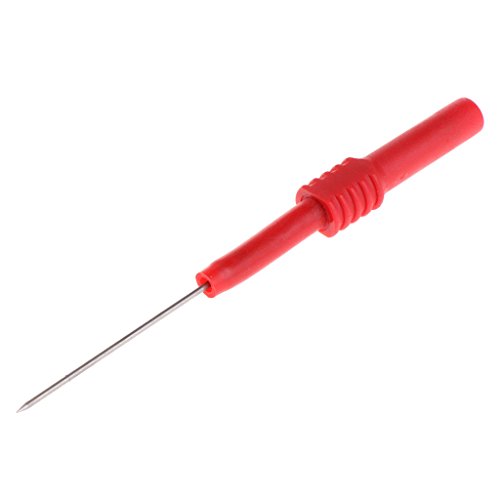 Rtengtunn Fils de Test Broches L95mm Flexibles Pointe de sonde de Test Aiguille Connecteur 1mm Aiguille de multimètre – vue 2