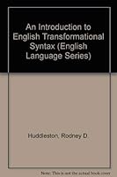 Introduction to English Transformational Syntax 0582550629 Book Cover