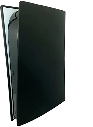 PS5 Silicone Skin Cover, Dustproof Anti-Scratch Anti-Fall Protector Case for Sony Playstation 5 Ultra HD/Digital Edition Console (HD Black)