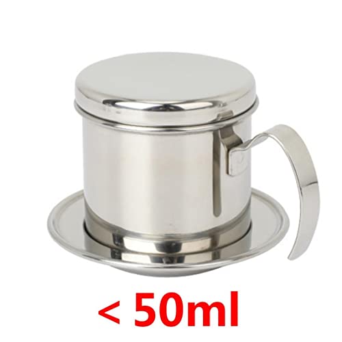 Filterkaffeemaschine, Vietnamesische Kaffeemaschine Filter, Edelstahl-Tasse Tropfkaffeefilter Für Büro, Zuhause… – Bild 4