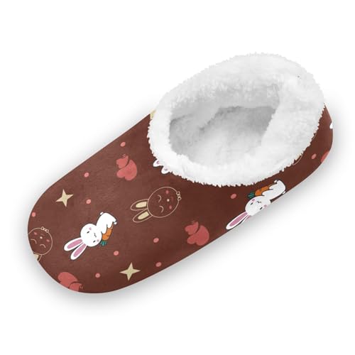 Pantoufles pour garçons et filles contre les pieds froids en hiver