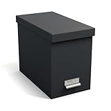 Avec couvercle pour protéger vos documents et porte-étiquette en métal pour identifier le contenu.