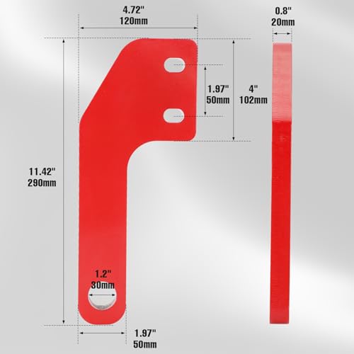 Rear Tow Hooks Compatible with 2024 2025 2026 Toyota Tacoma, Rear Recovery Points Kit, Recovery Points Hooks for Off Road Towing and Vehicle Recovery, Heavy Duty Carbon Steel, 2PC by Hosile - Image 7