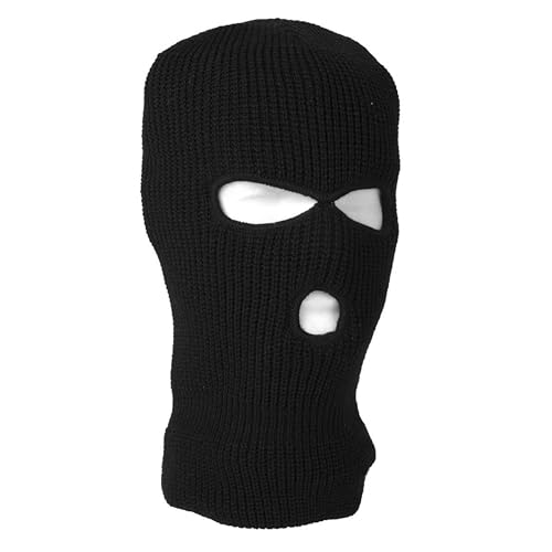 Mil-Tec 12113002 Balaclava Unisex Vuxen, Svart, one size
