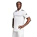 Adidas Men's SQUADRA25 Cotton Polo, White/Black, L