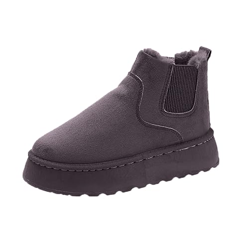 DKLOVIFU Cowboy Boots Damen Winterboots Gummistiefel Halbhoch...