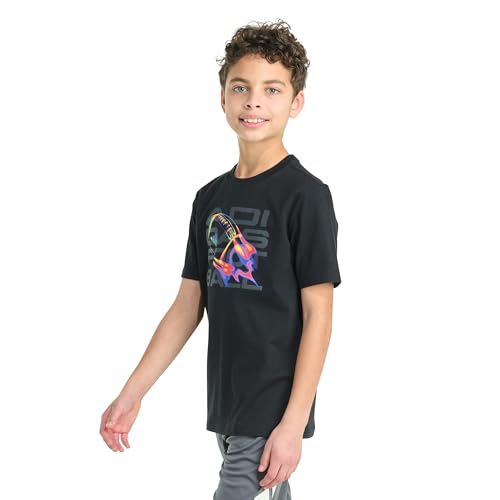 adidas Boys' Short Sleeve Flame Football Tee3