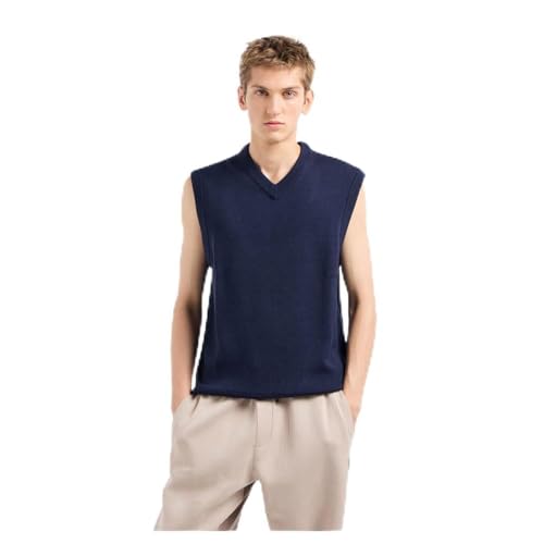 Armani Exchange Men's Wool Mix V-Neck Pullover Sweater Vest