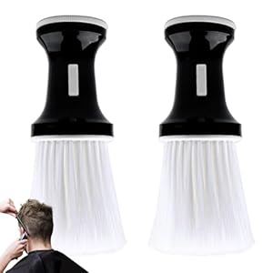 ISOYTERO 2pcs Nackenpinsel Friseurbürste